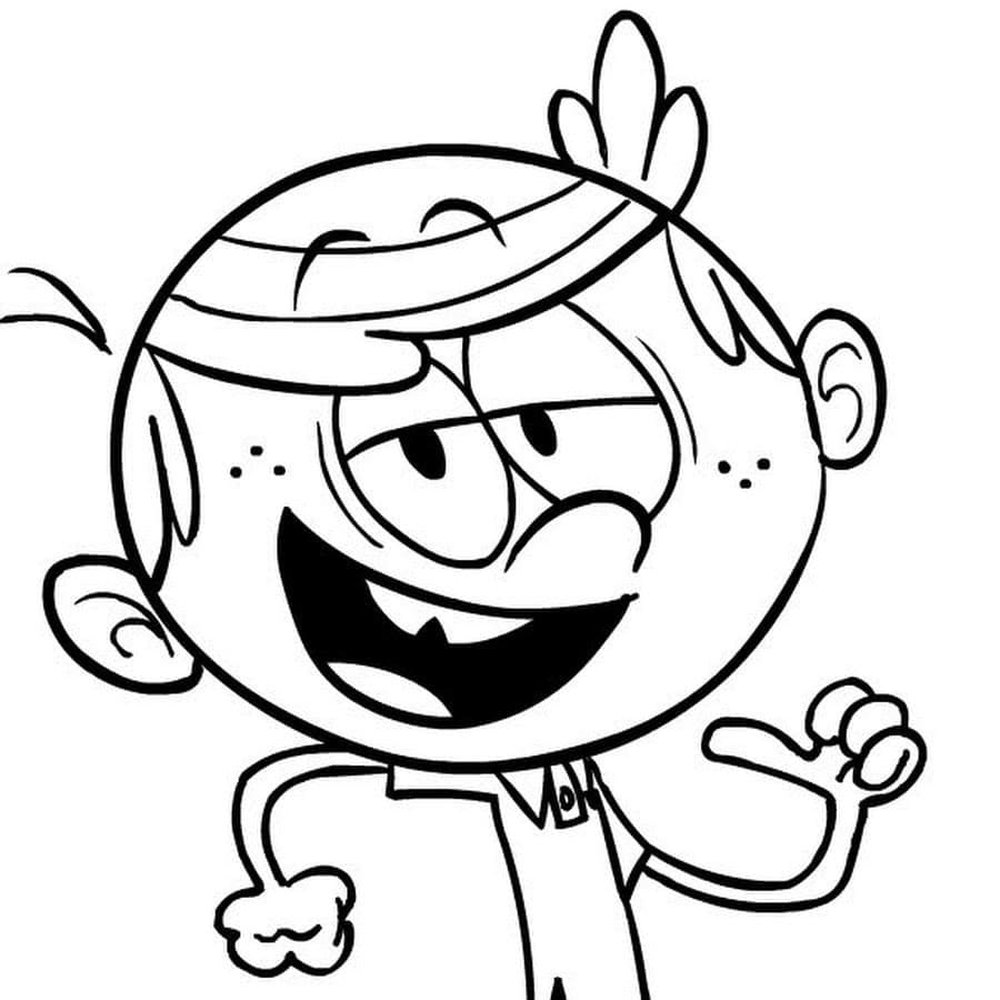 Fun Lincoln Loud coloring page