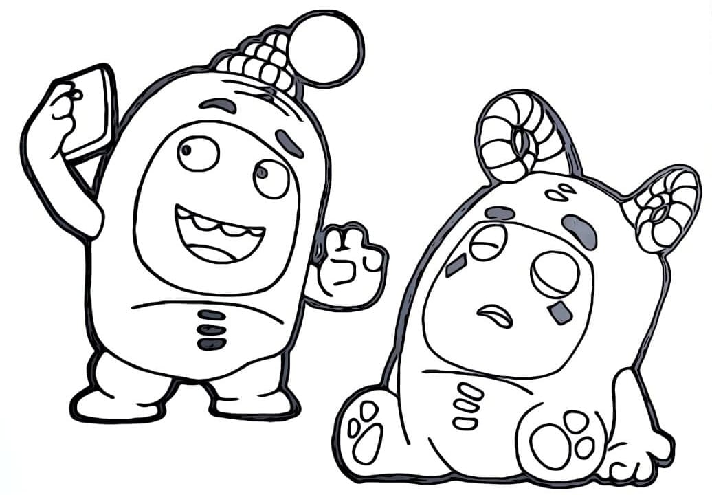Fun Oddbods coloring page - Download, Print or Color Online for Free