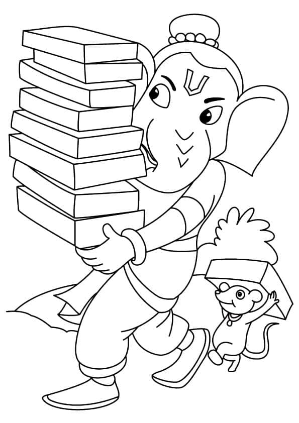 Ganesha with Books