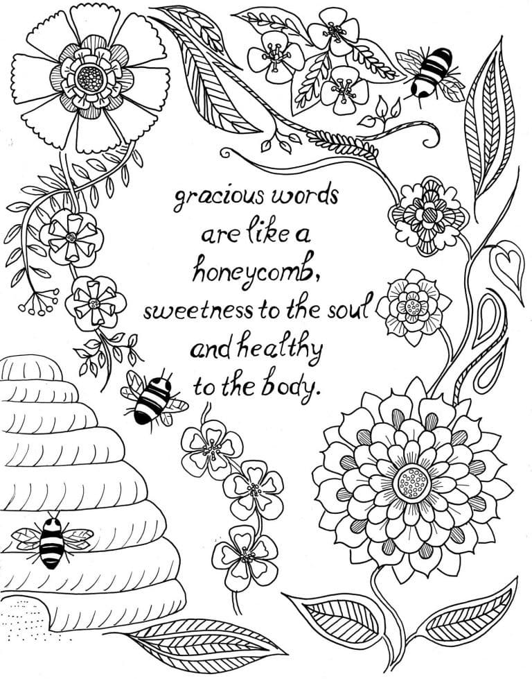 Quote coloring pages