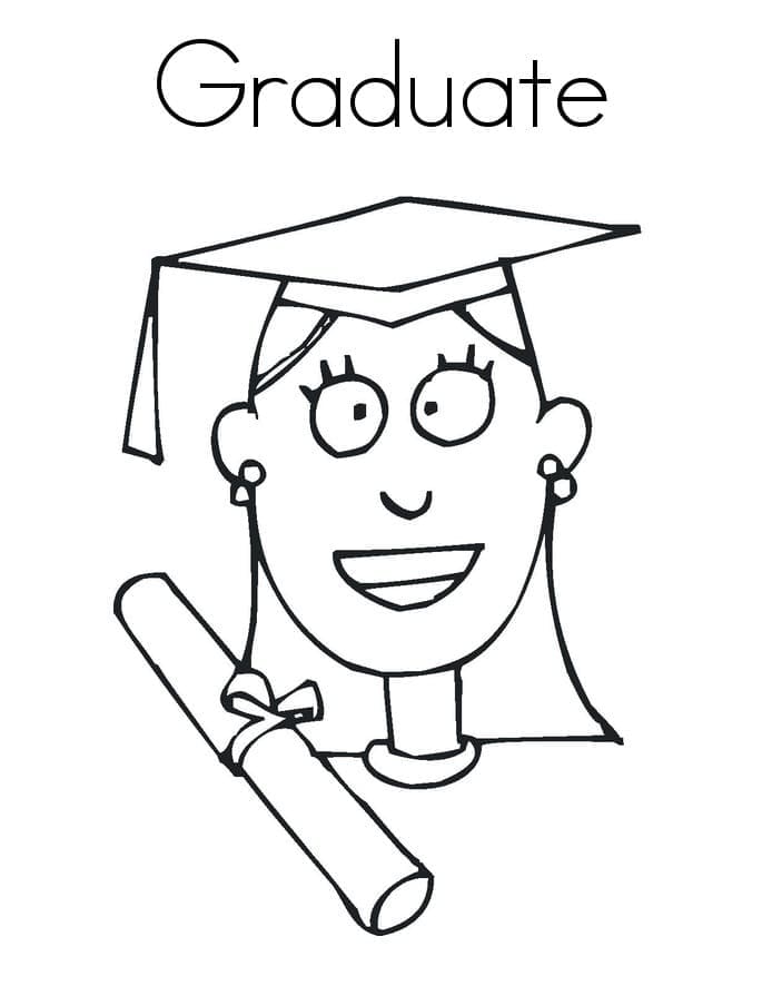 Graduate coloring page