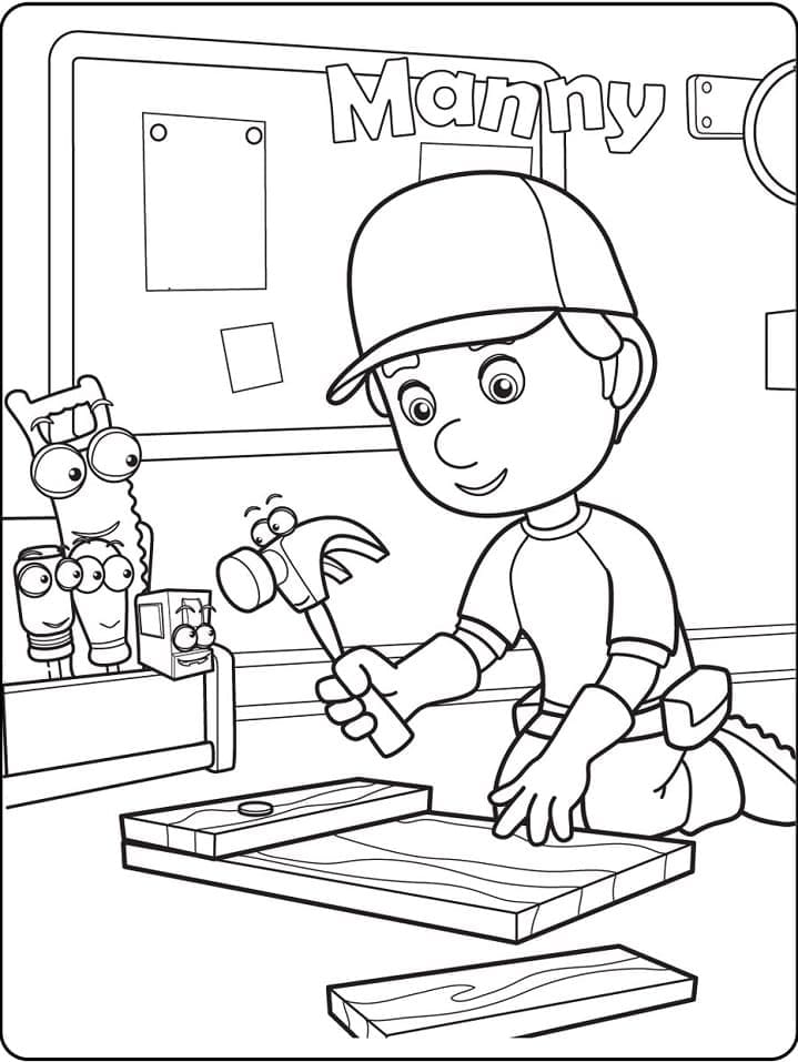 Handy Manny For Free coloring page