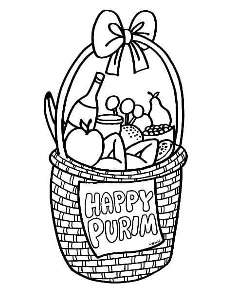 Happy Purim Basket