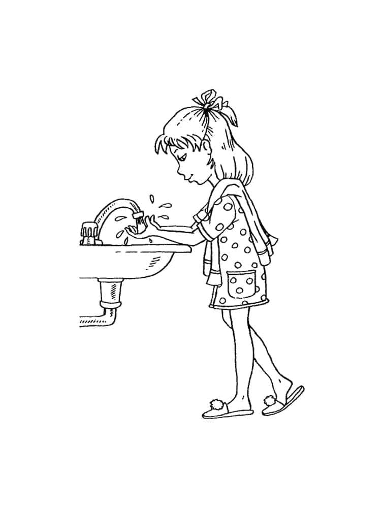 Hygiene Free Printable coloring page - Download, Print or Color Online ...