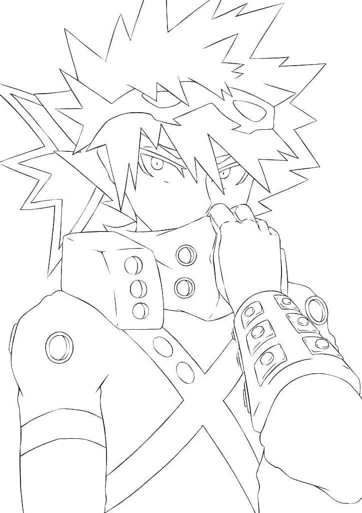 Katsuki Bakugo from My Hero Academia