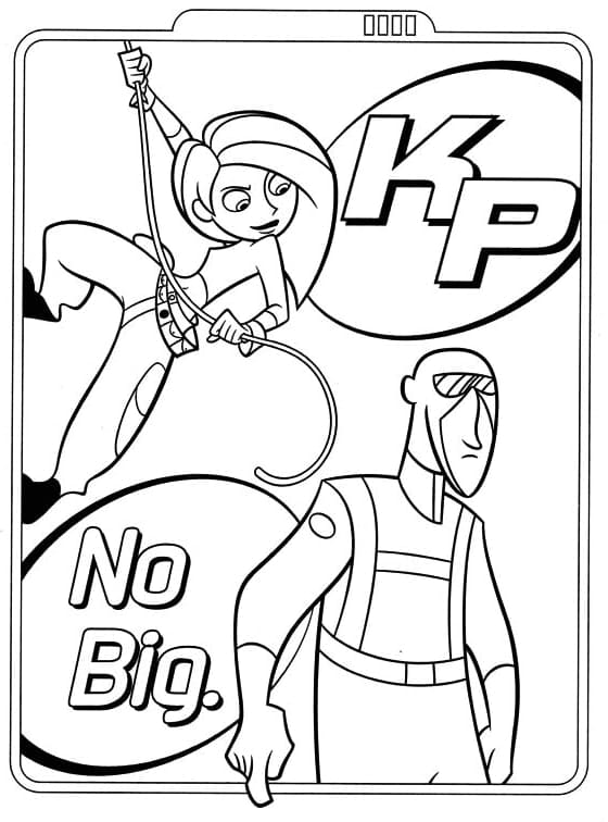 Kim Possible Coloring Pages Coloringlib 2124