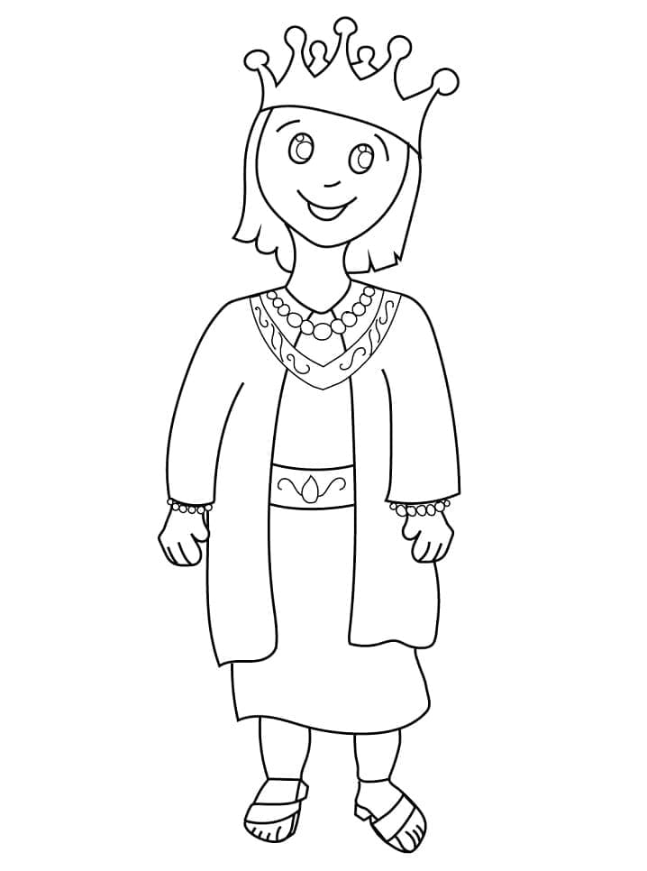 King Boy coloring page