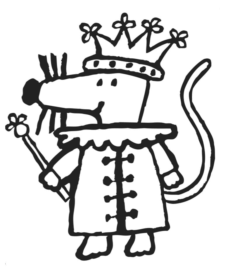 King Maisy coloring page