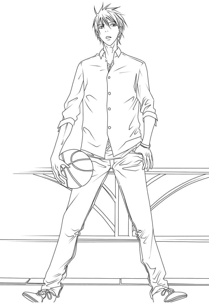 Kuroko No Basket For Kids coloring page