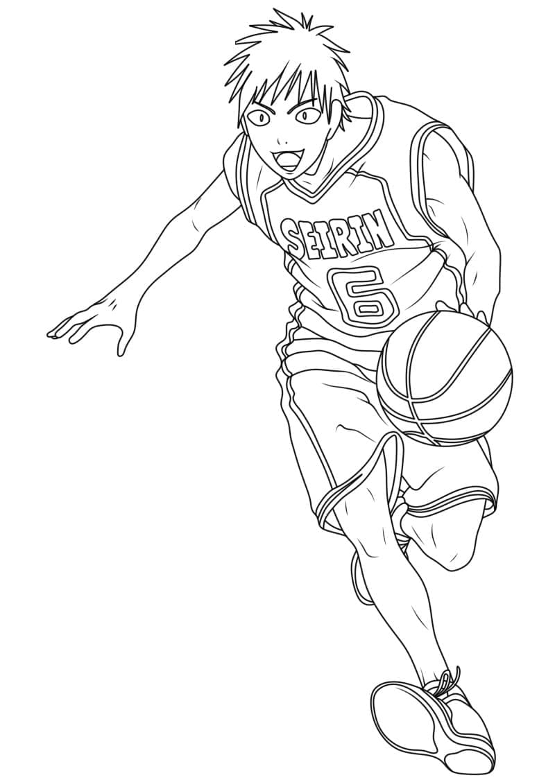 Kuroko No Basket Printable For Kids coloring page