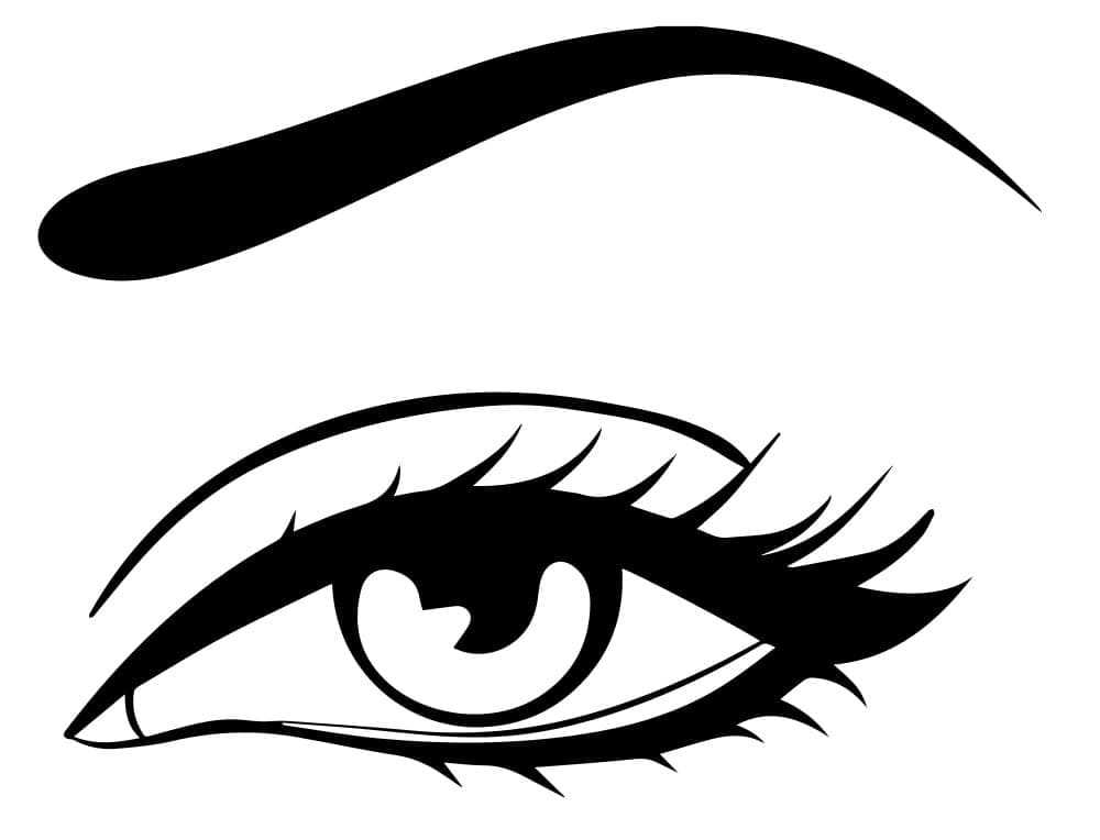 Lady Eye coloring page