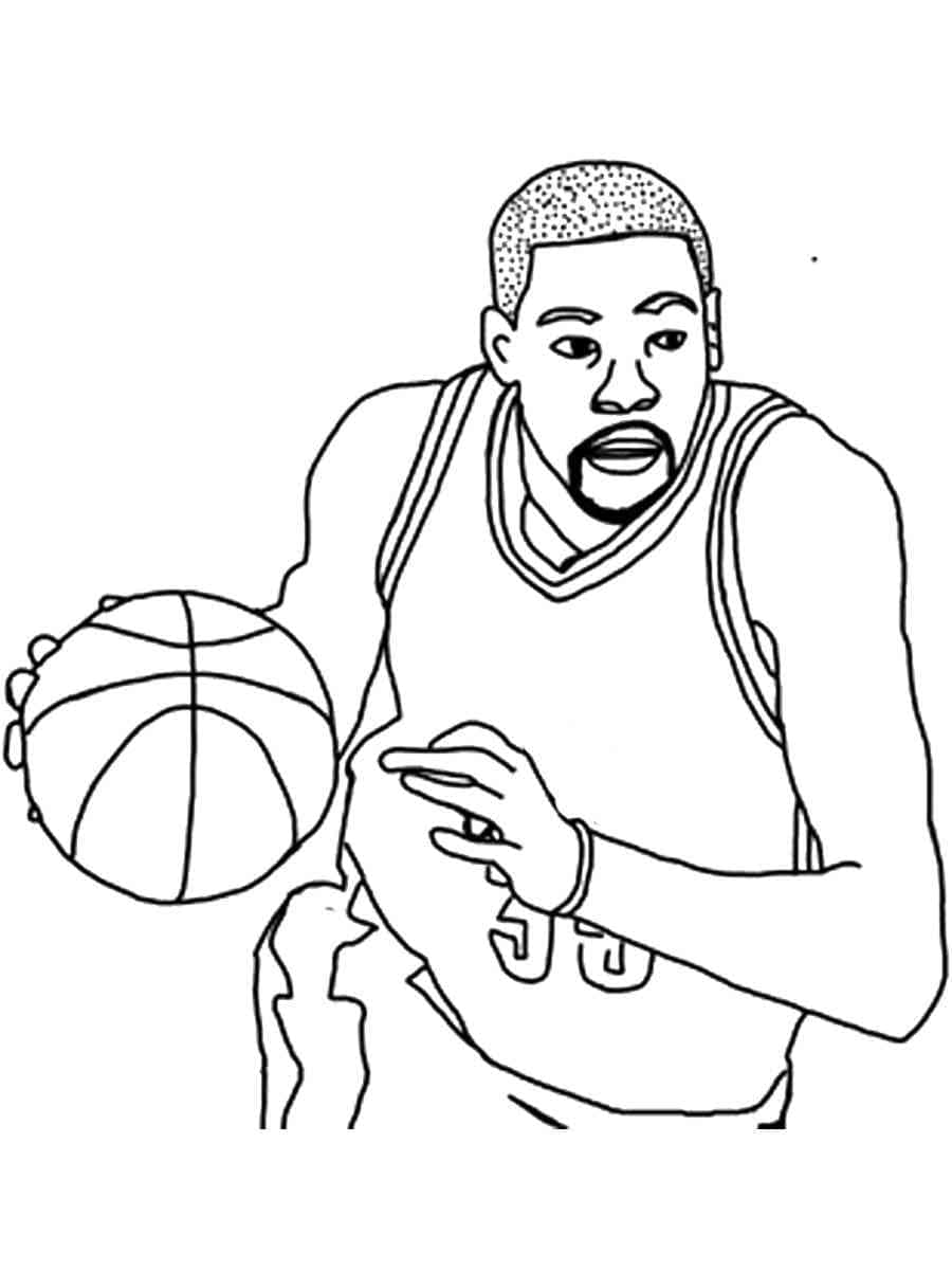 LeBron James Free coloring page - Download, Print or Color Online for Free