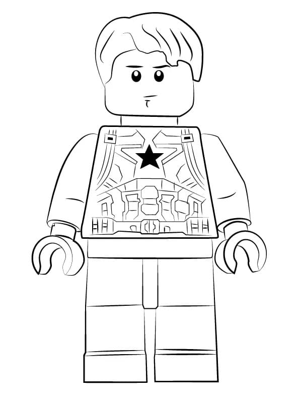 Lego Captain America Steve Rogers