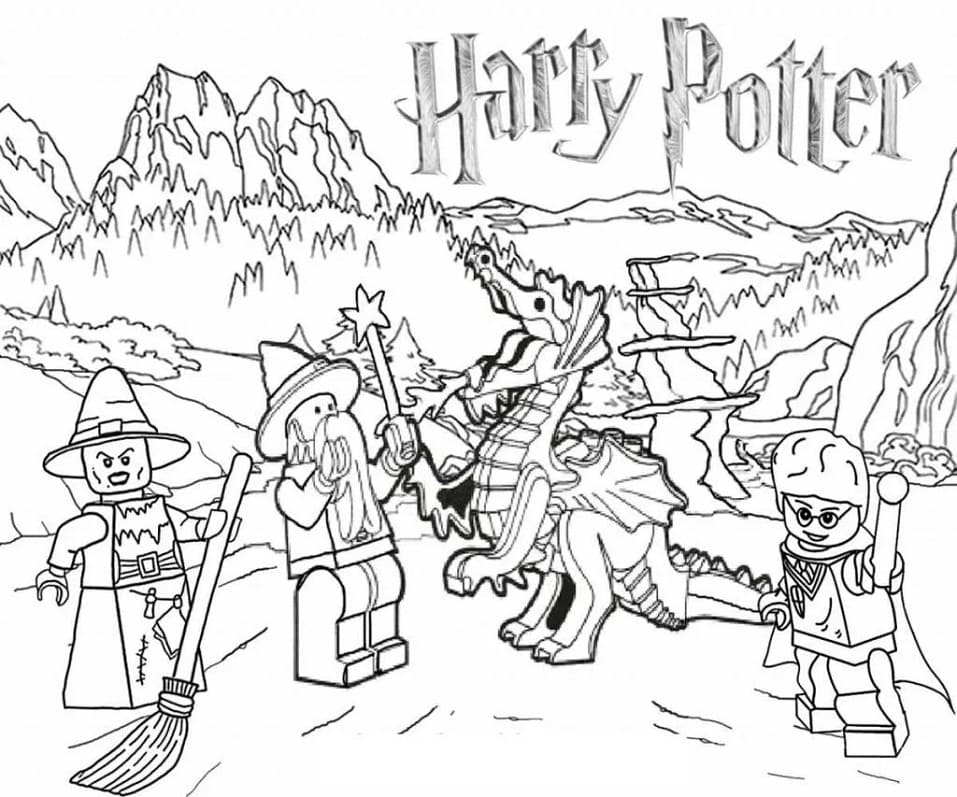 Lego Harry Potter Image coloring page