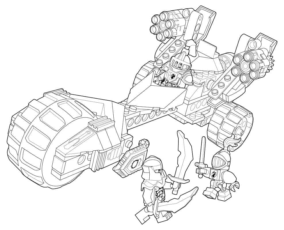 Lego Nexo Knights to Print coloring page