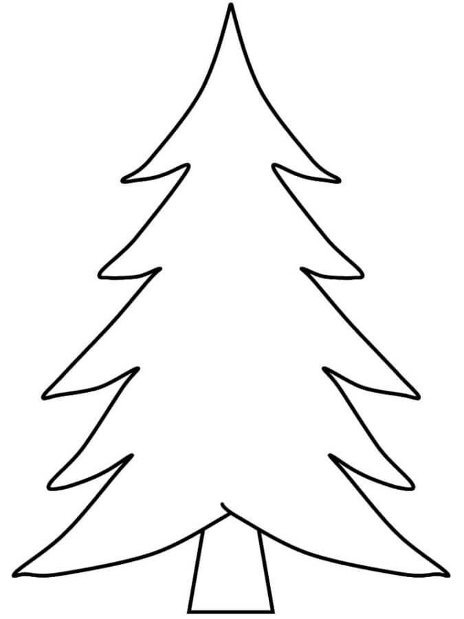 Light Tree coloring page