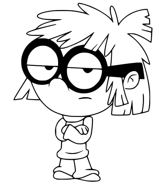 Lisa The Loud House coloring page