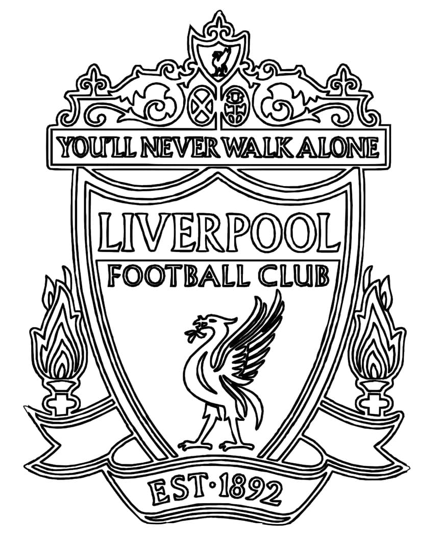 Liverpool coloring pages - ColoringLib
