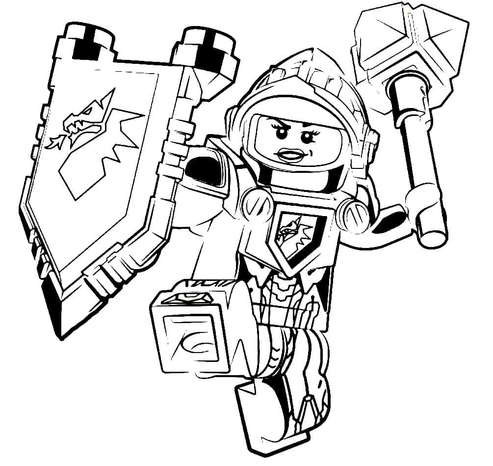 Macy Lego Nexo Knights coloring page