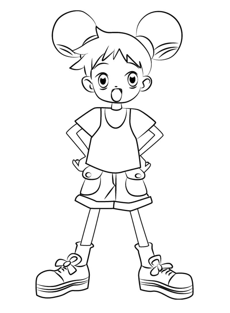 Magical Doremi Image coloring page