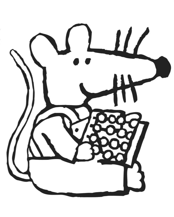 Maisy Image coloring page - Download, Print or Color Online for Free