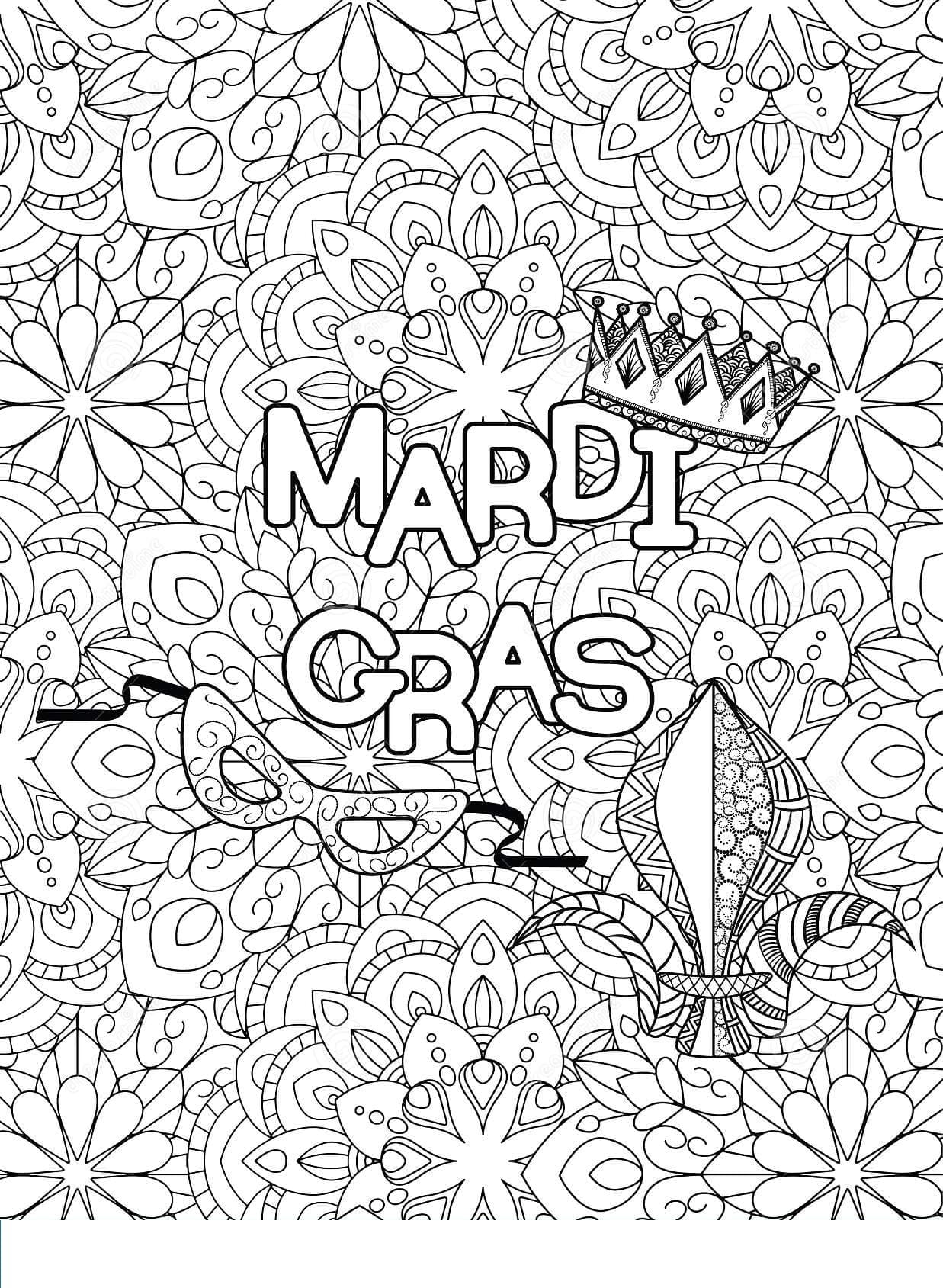 Mardi Gras to Print