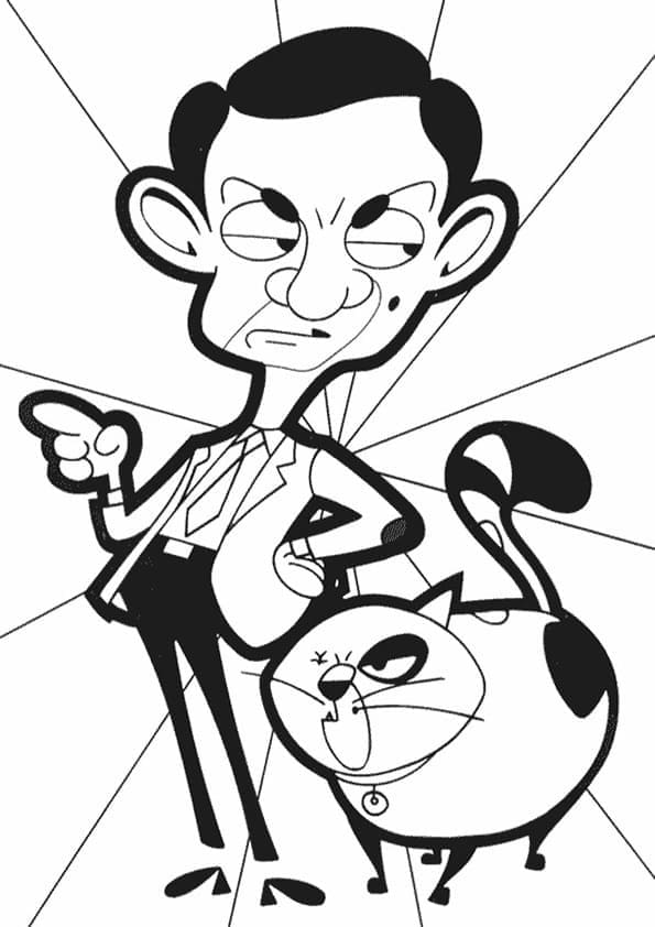 Mr Bean and Scrapper Cat