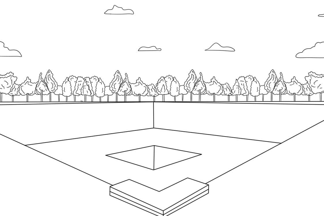 National September 11 Memorial coloring page