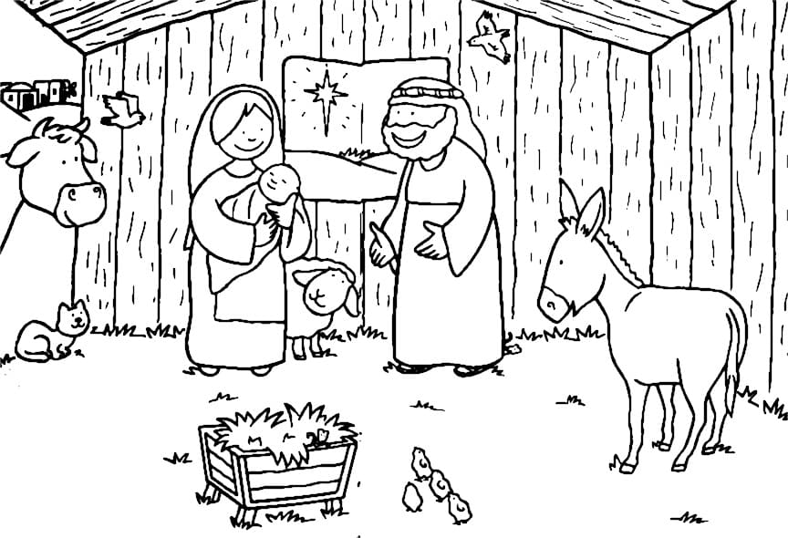 Nativity Scene For Free