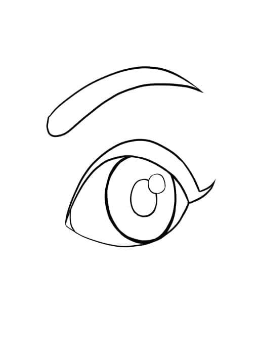 Normal Eye coloring page