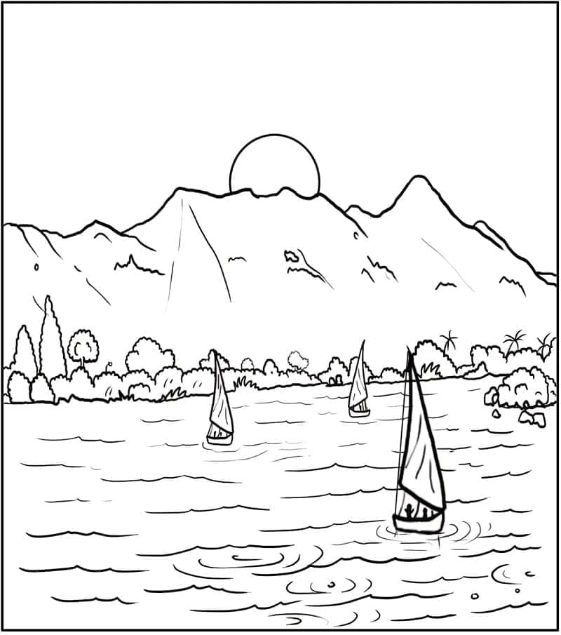 Normal River coloring page