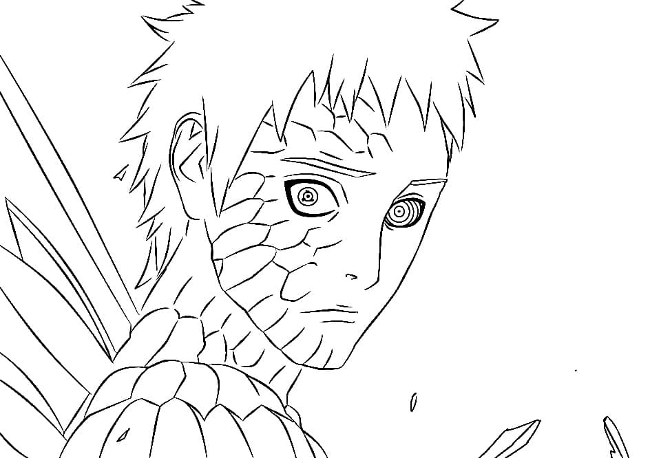 Obito Uchiha For Free coloring page