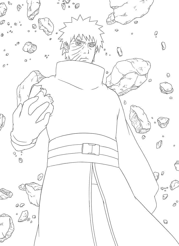 Obito Uchiha Power coloring page