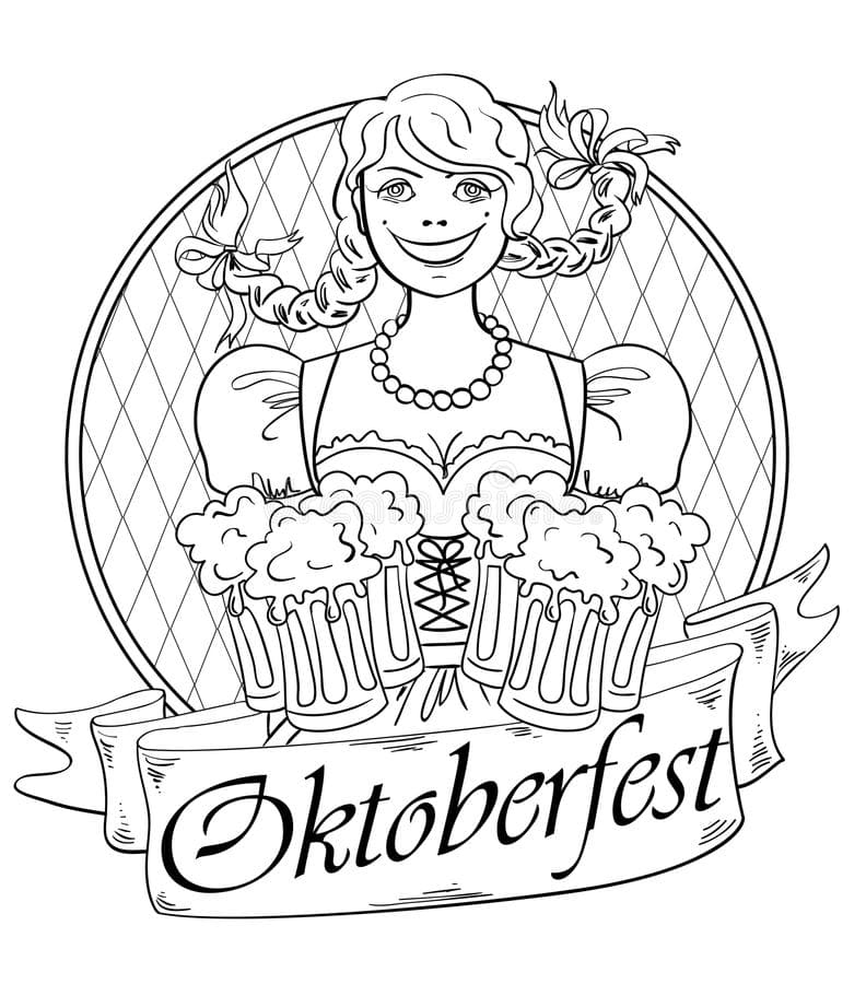 Oktoberfest Printable coloring page - Download, Print or Color Online ...
