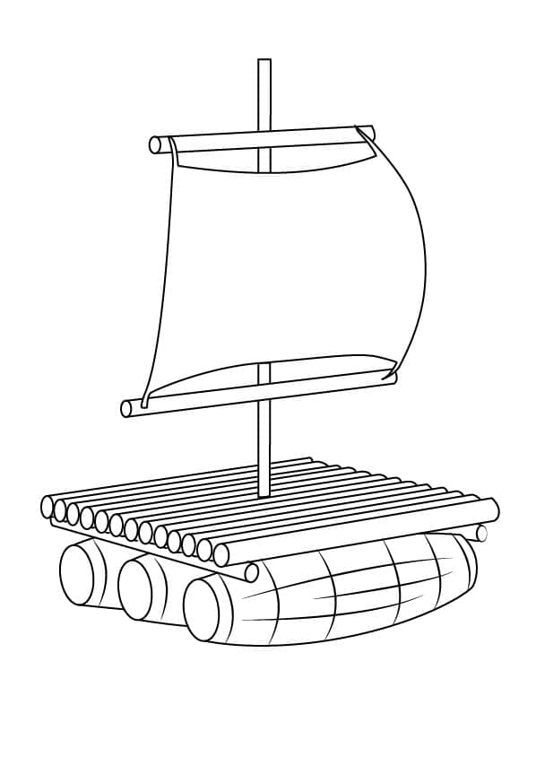 Perfect Raft coloring page