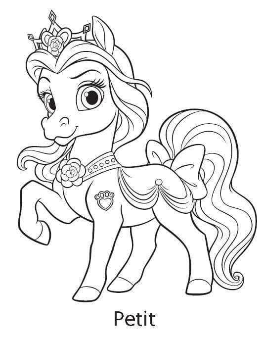 Petite from Palace Pets coloring page