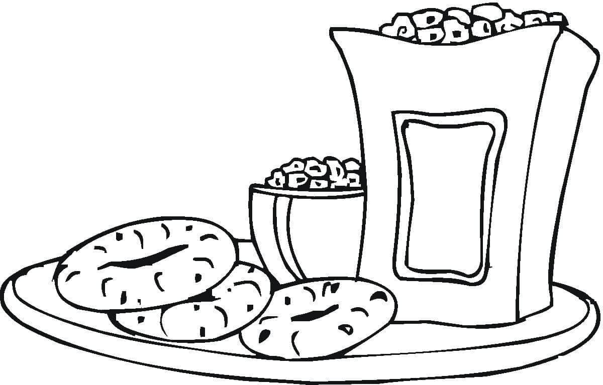 Popcorn and Donuts