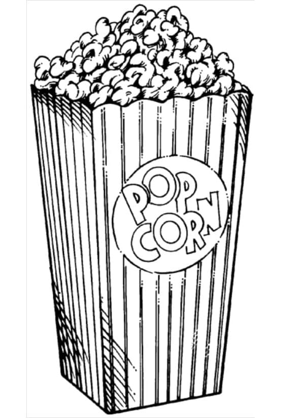 Popcorn Printable For Kids