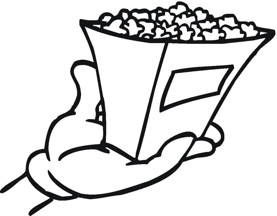 Popcorn – Sheet 4 coloring page