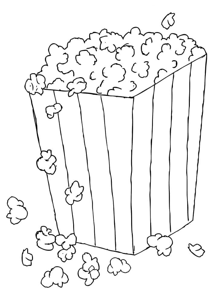 Popcorn – Sheet 9 coloring page