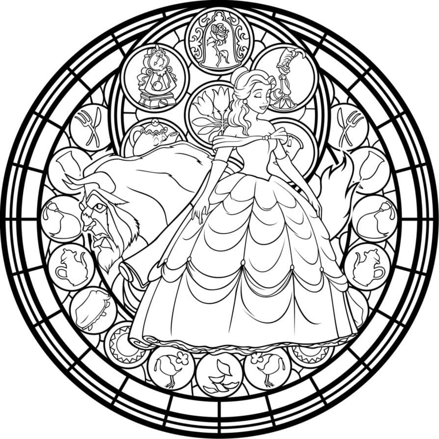 Princess Belle Mandala