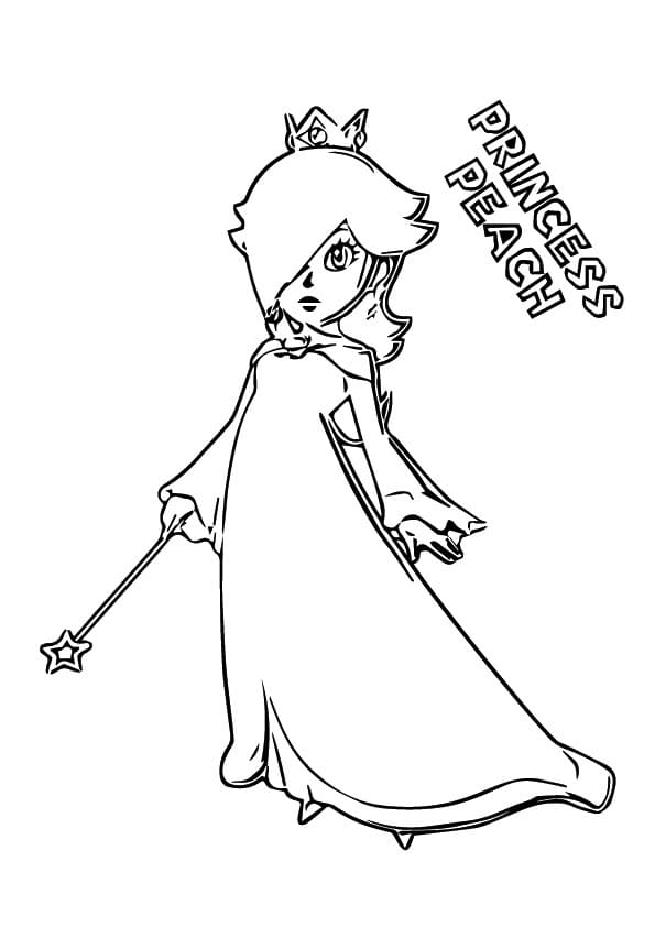 Princess Peach Image coloring page