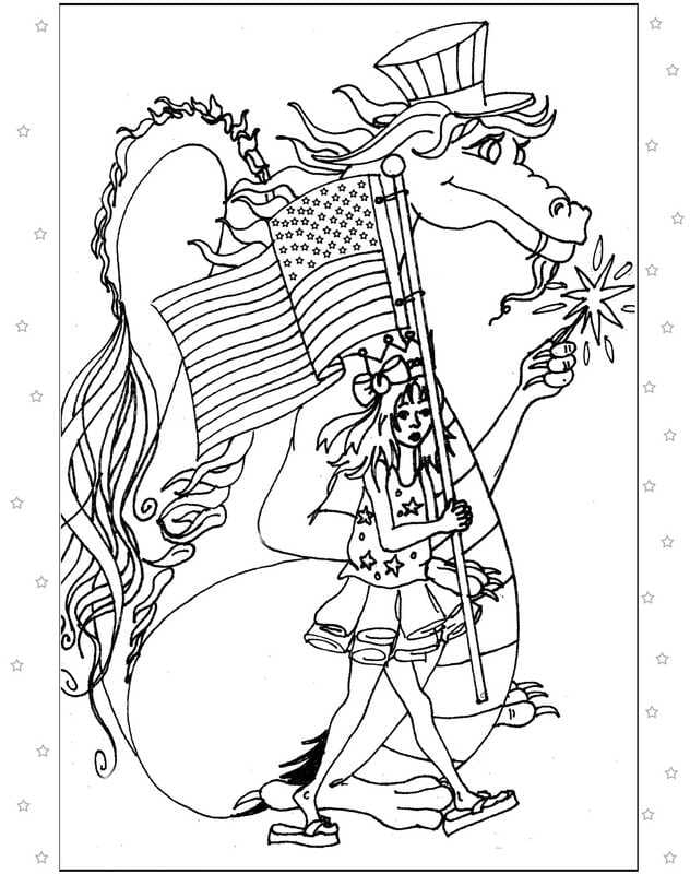 4th Of July Coloring Page Download Print Or Color Online For Free 1044