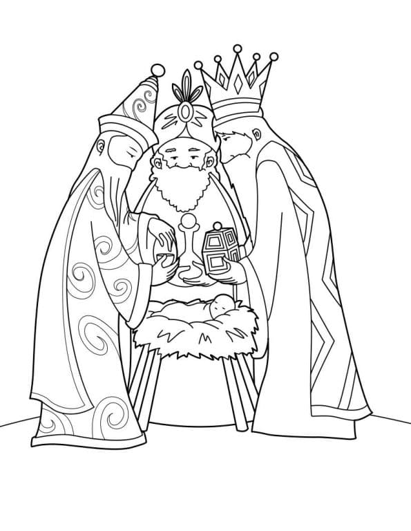 Print Epiphany coloring page