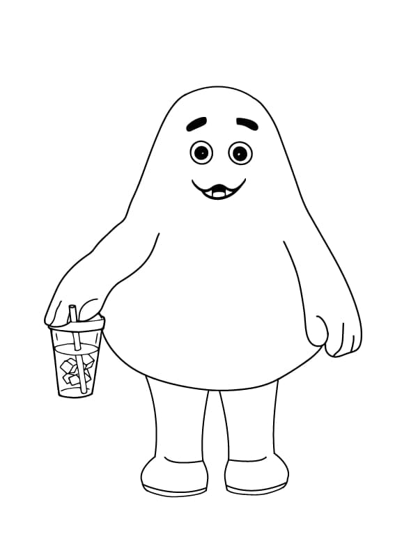 Print Grimace coloring page - Download, Print or Color Online for Free