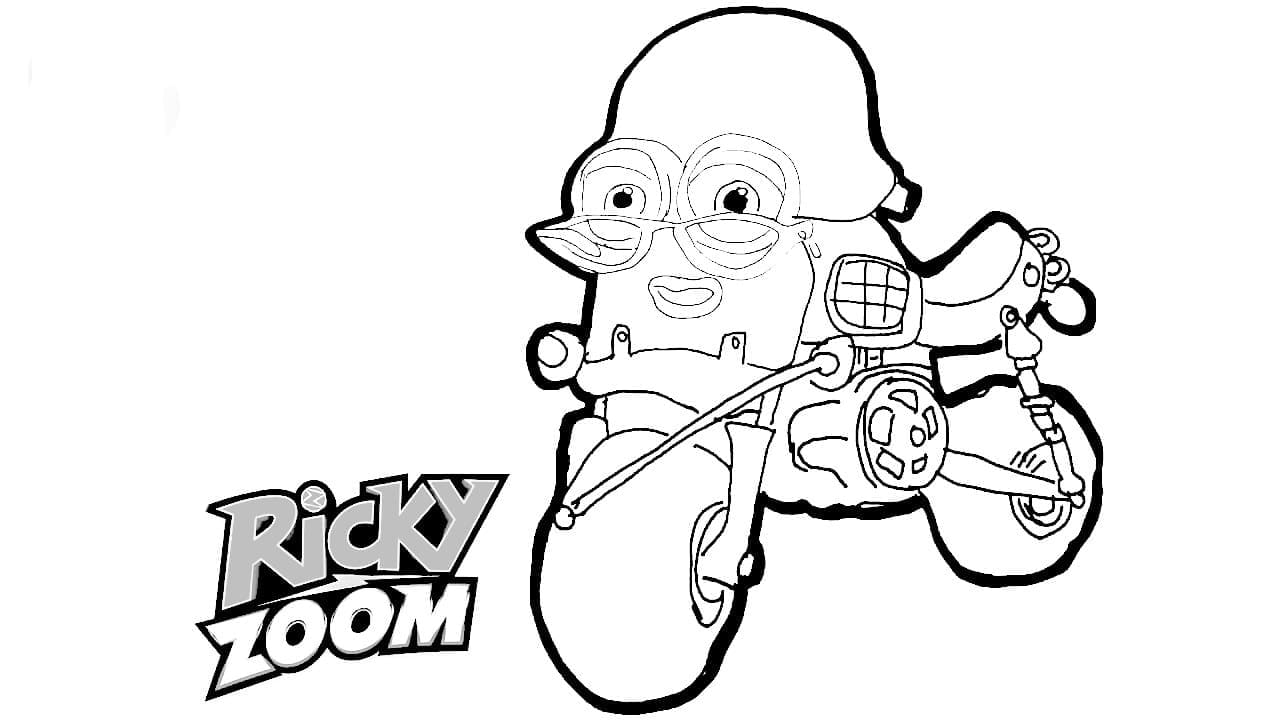 Print Ricky Zoom coloring page