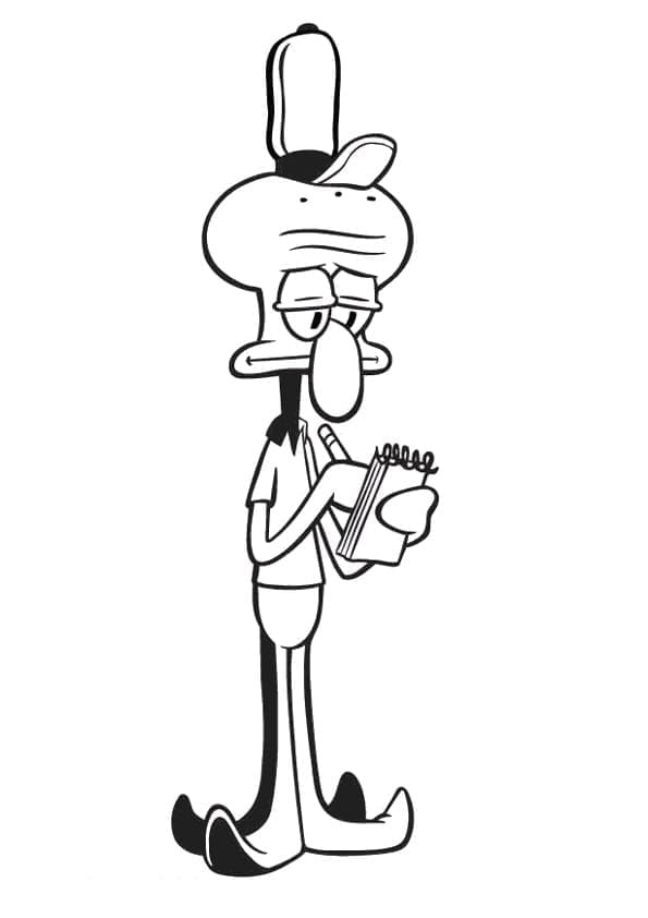 Print Squidward