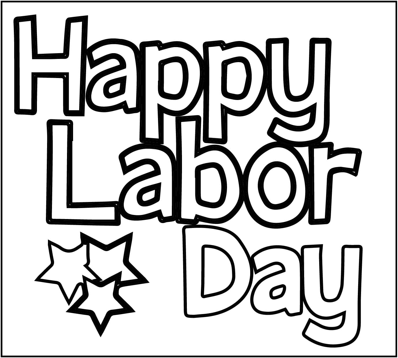 Printable Labor Day For Kids