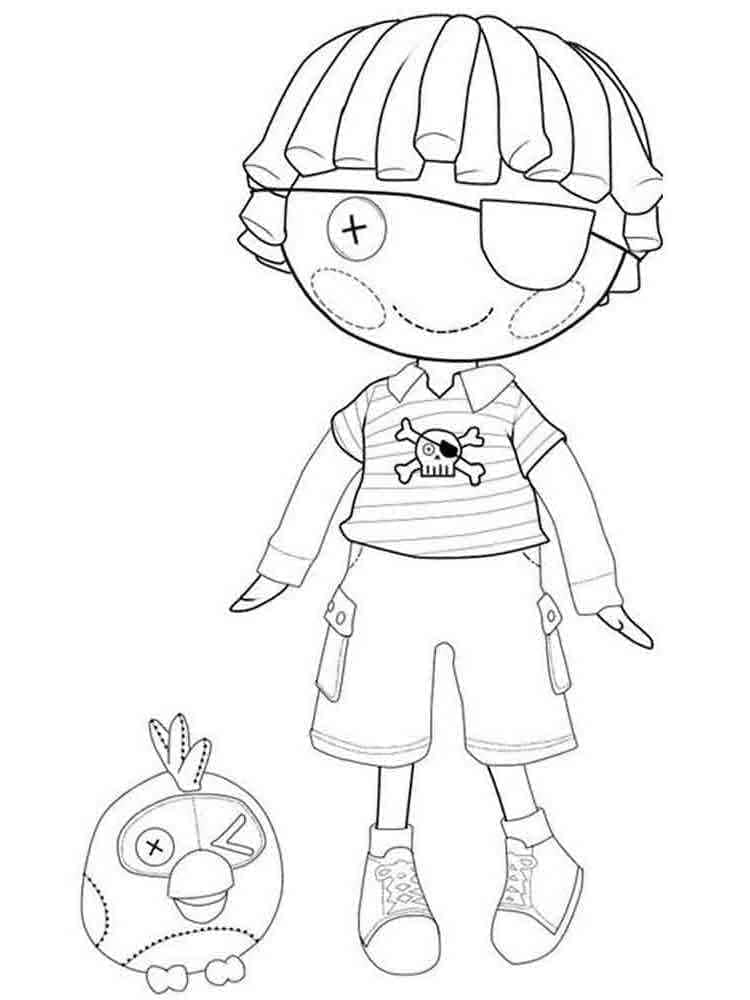 Printable Lalaloopsy Doll coloring page