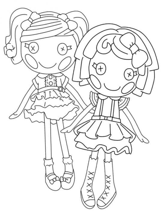 Printable Lalaloopsy Dolls coloring page